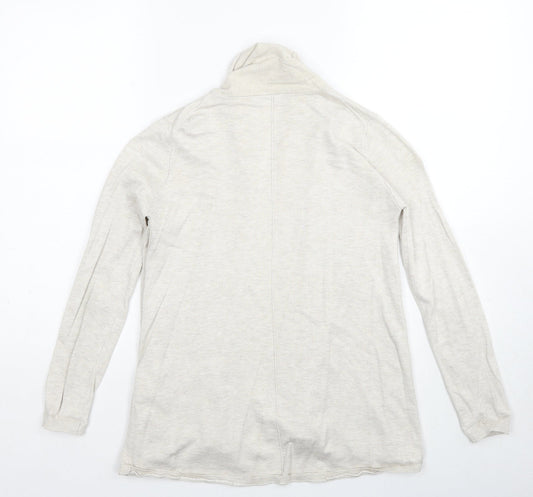 Womens UK Size S Zara Beige Cardigan Jumper