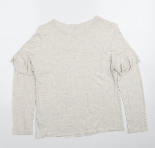 Womens UK Size 10 Marks and Spencer Ivory Pullover Jumper