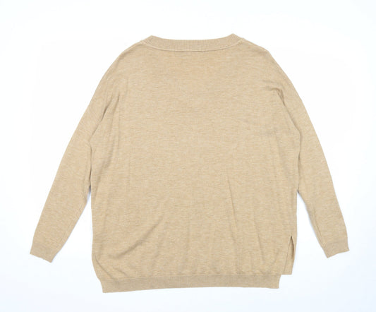 Womens UK Size 8 ASOS Beige Pullover Jumper