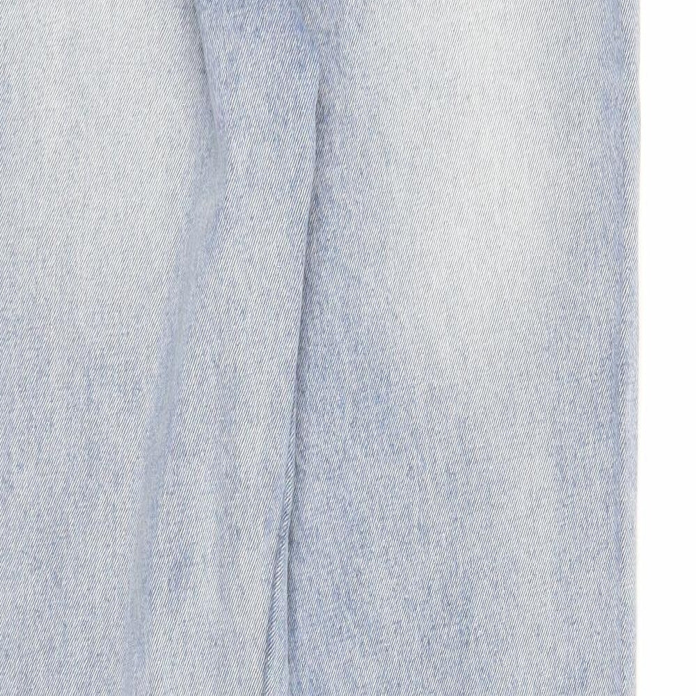 Womens UK Size XL Warehouse Regular Fit Straight Blue Jeans