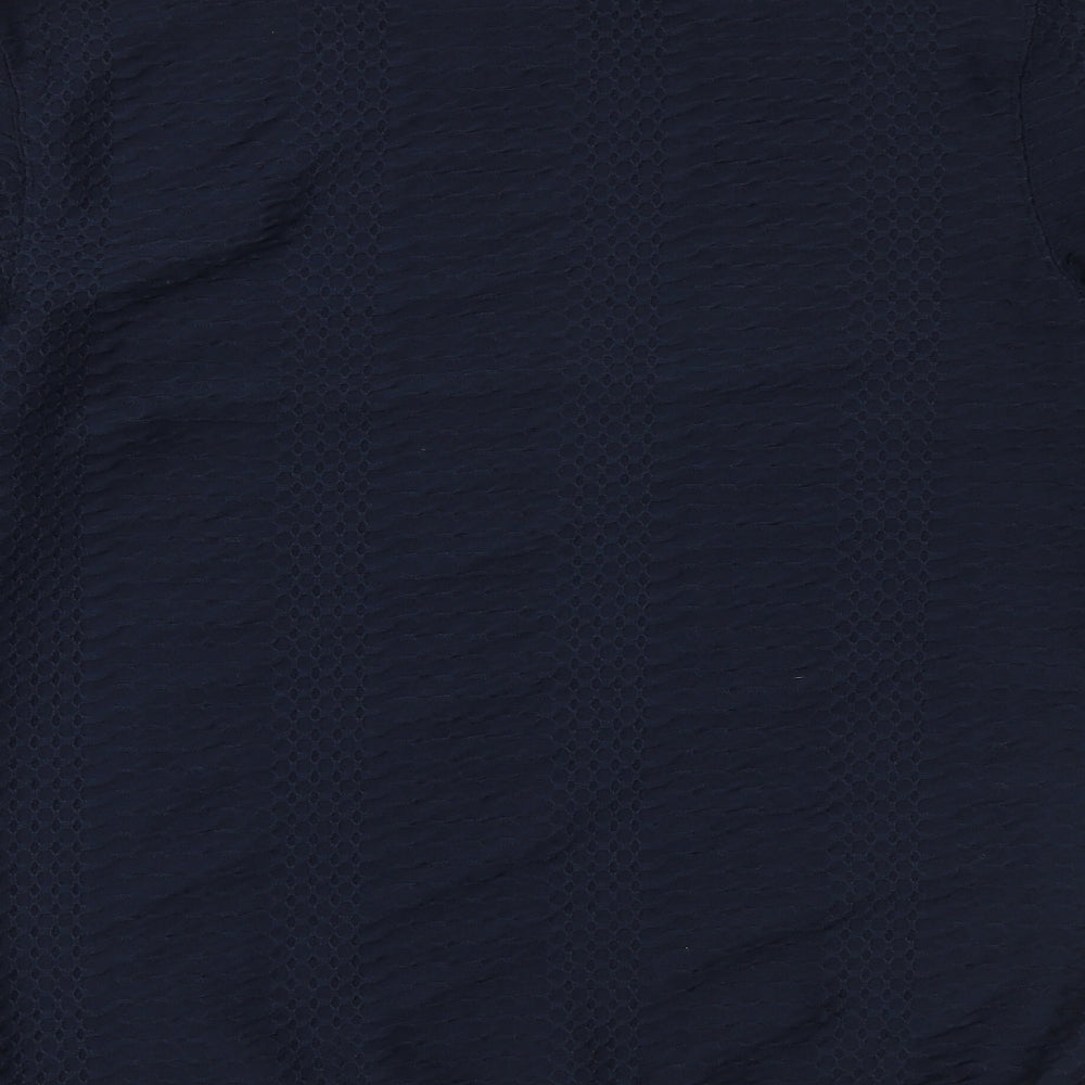 Topman Mens Blue Polyester Pullover Sweatshirt Size S