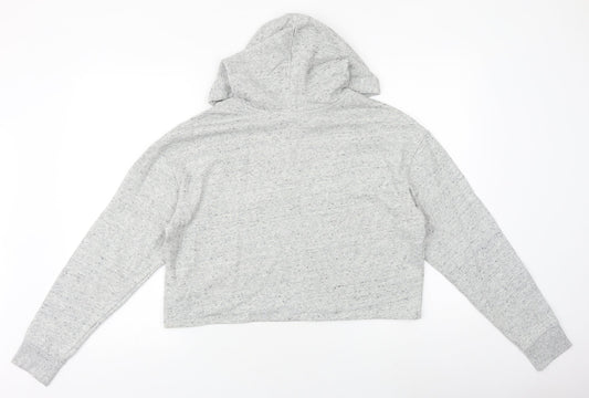 H&M Womens Grey Chlorofibre Pullover Hoodie Size L Pullover