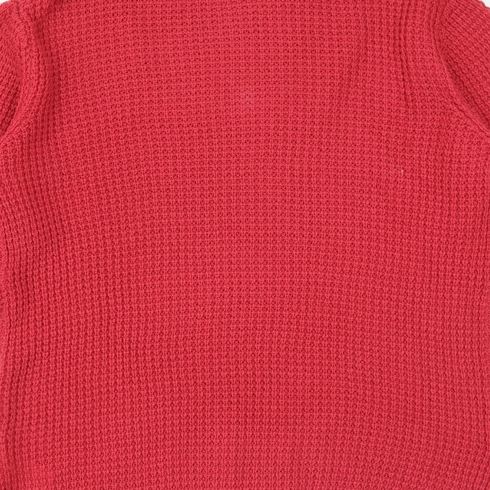 Womens UK Size 10 Damart Pink Pullover Jumper