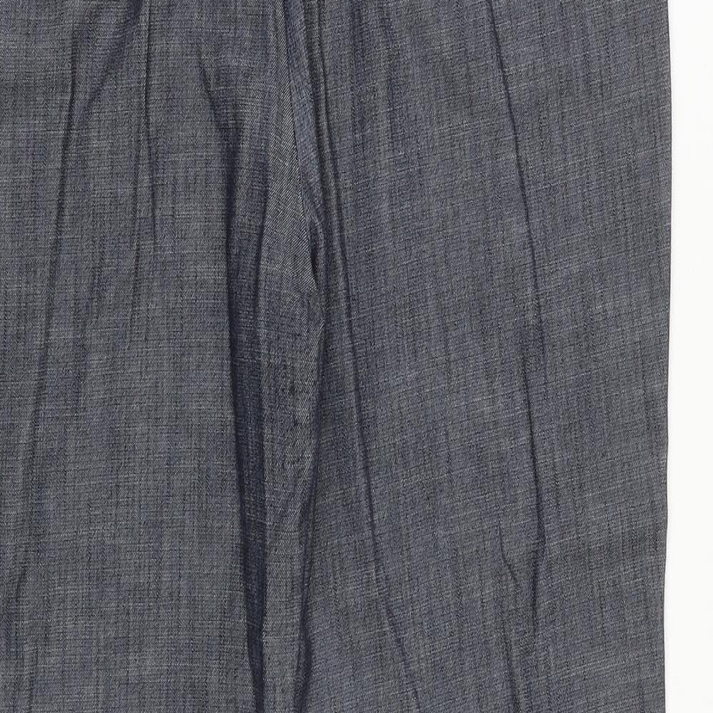 Womens UK Size 16 Marks and Spencer Regular Fit Grey Trousers