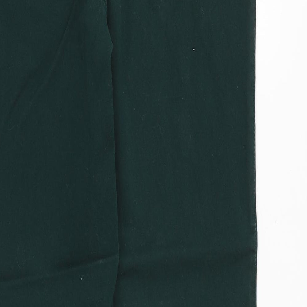 Denim & Co. Womens Green Cotton Skinny Jeans Size 8 Regular Zip