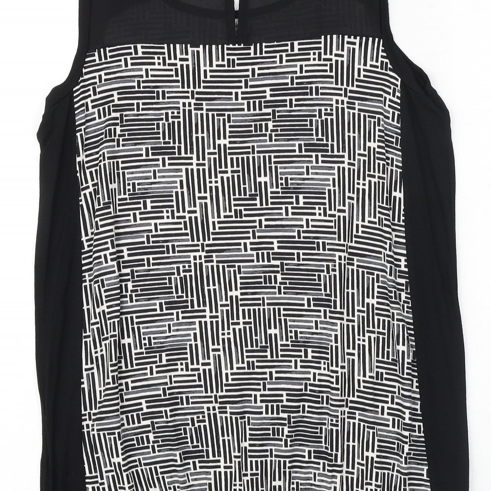 Womens UK Size 8 NEXT Black Basic Tank