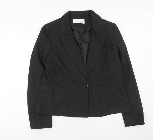 Womens UK Size 18 AMARANTO Plus Grey Suit Jacket