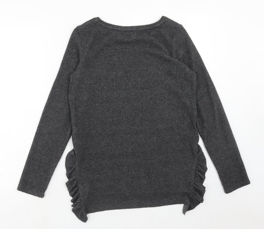 Womens UK Size 8 NEXT Grey Pullover Jumper
