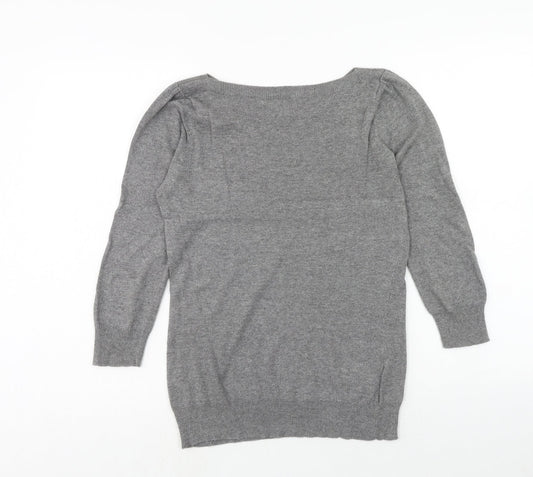 Womens UK Size 8 NEXT Grey Pullover Jumper