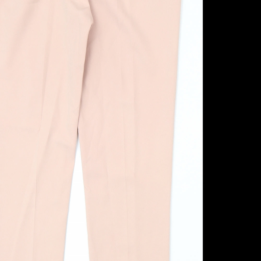 Womens UK Size 2XL Made in Italy Regular Fit Chino Pink Trousers