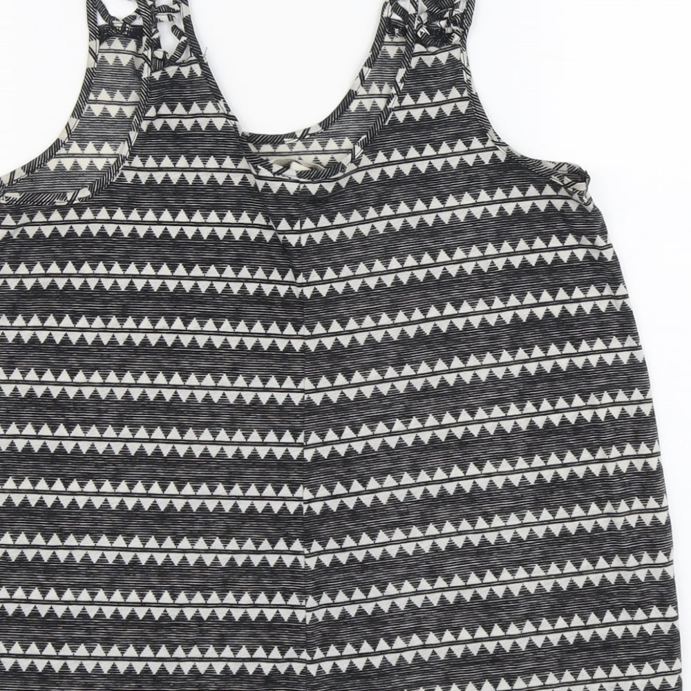 Womens UK Size S H&M Black Basic Tank