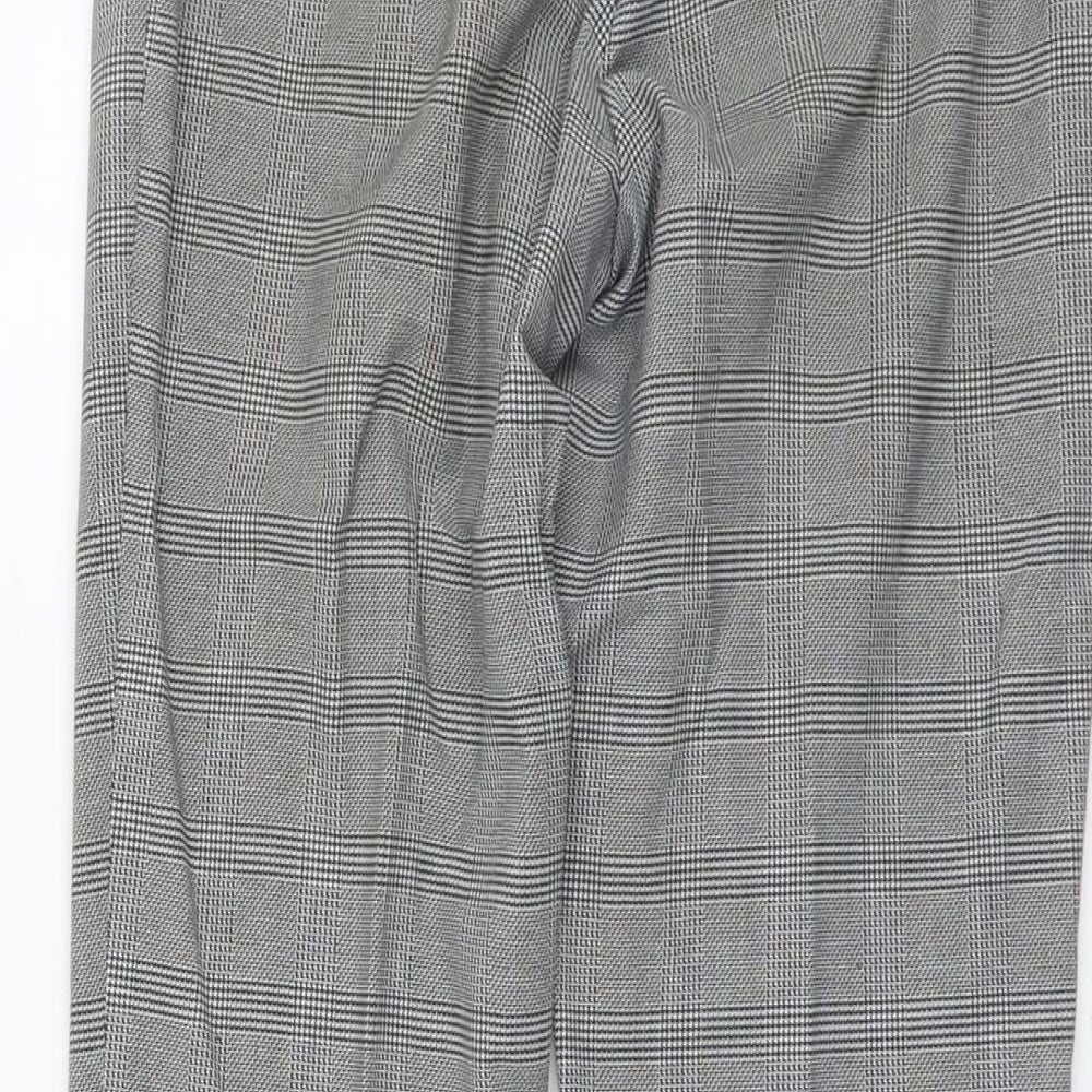 Womens UK Size 6 H&M Regular Fit Chino Grey Trousers