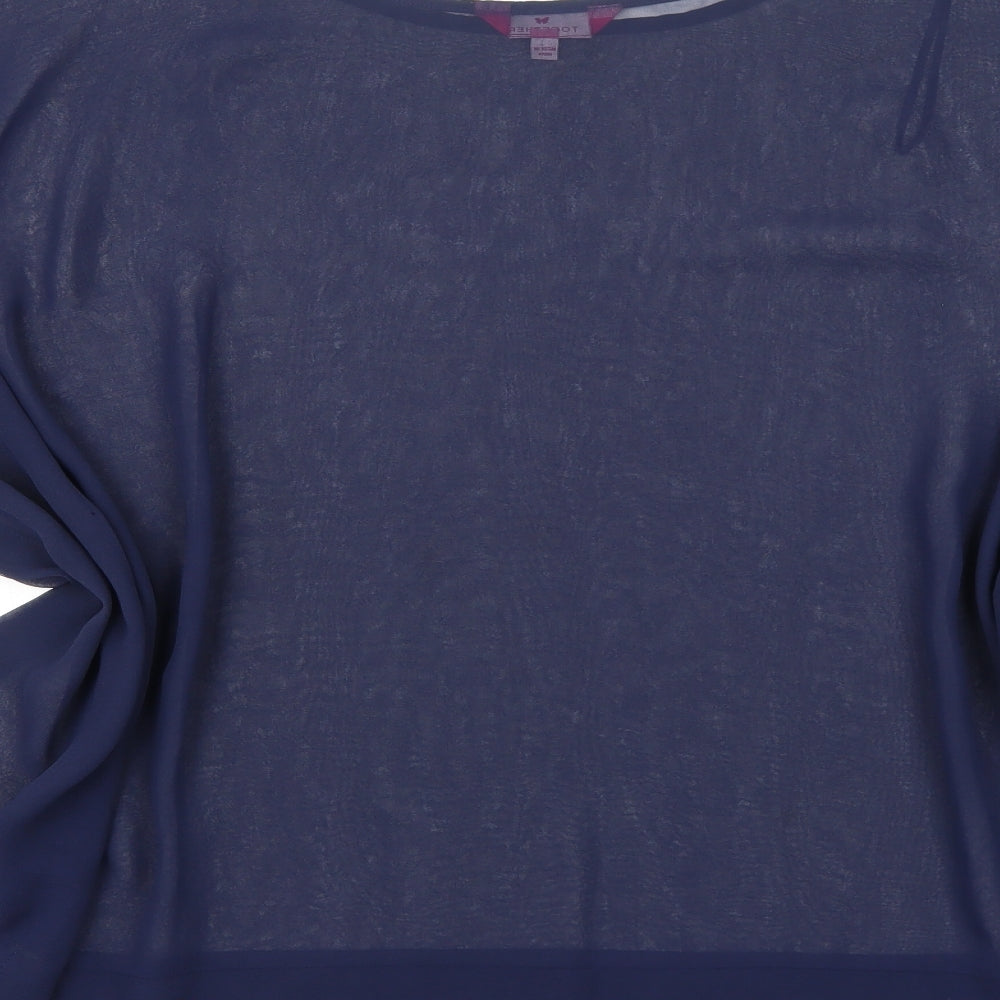 Womens UK Size 16 Together Blue Basic Blouse