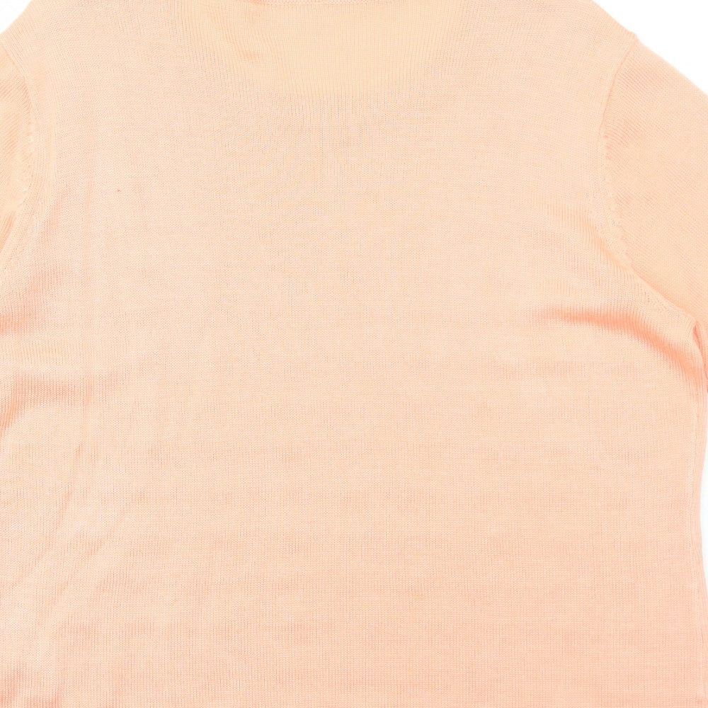Womens UK Size 16 Preworn Pink Pullover Jumper