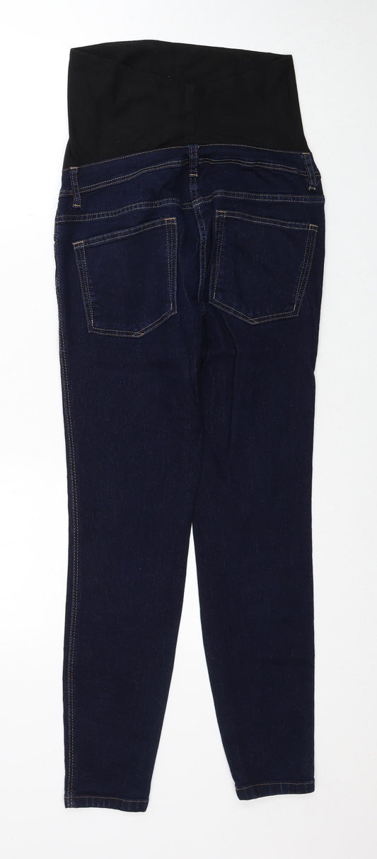 NEXT Womens Blue Cotton Skinny Jeans Size 8 Regular