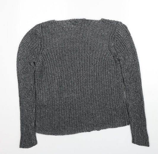Womens UK Size 14 Marks and Spencer Grey Pullover Jumper