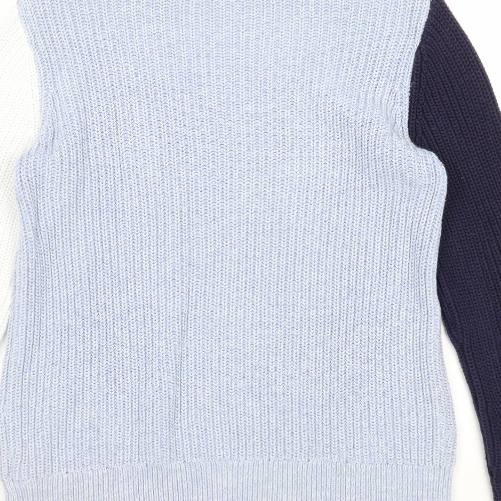 Womens UK Size S Marks and Spencer Blue Pullover Jumper