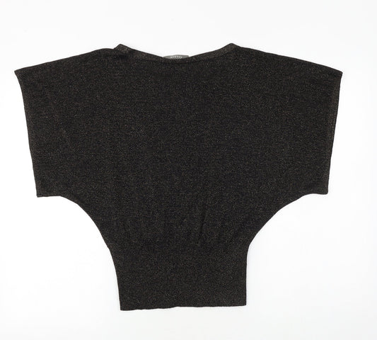 Womens UK Size S Oasis Black Pullover Jumper