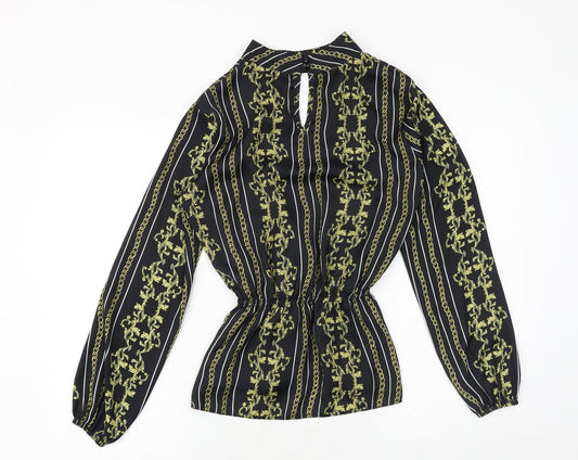 Womens UK Size 10 Select Black Basic Blouse