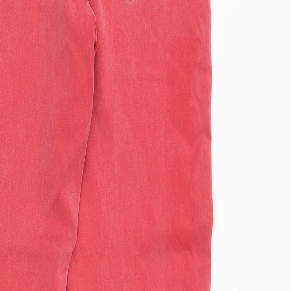 Womens UK Size 10 YESYES Regular Fit Skinny Pink Jeans