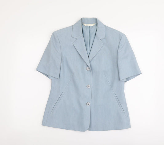 Womens UK Size 12 BHS Regular Blue Blazer