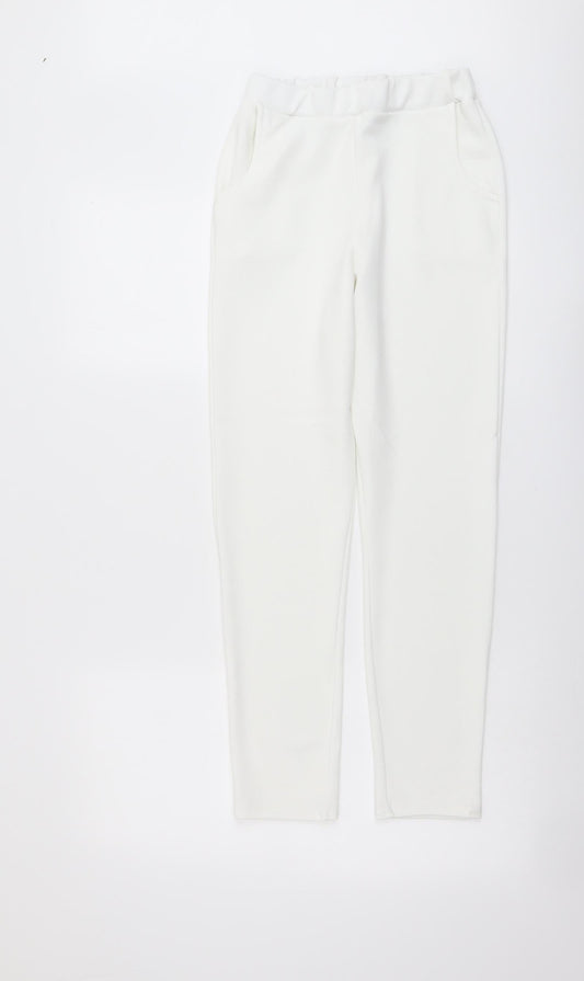 Womens UK Size 8 I SAW IT FIRST Regular Fit Ivory Trousers