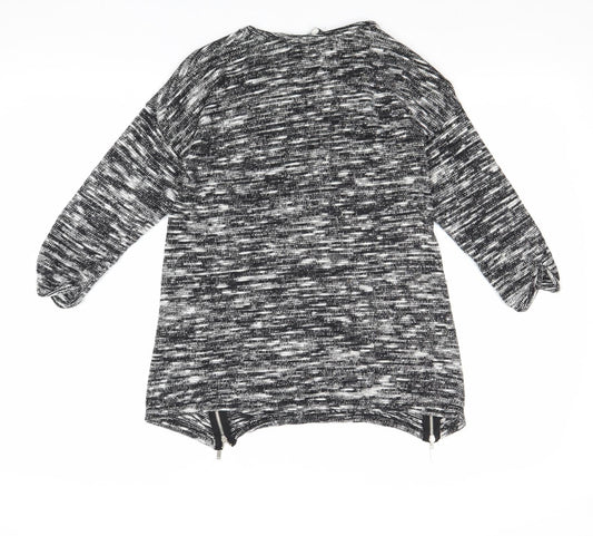 Womens UK Size 8 Peacocks Grey Pullover Jumper