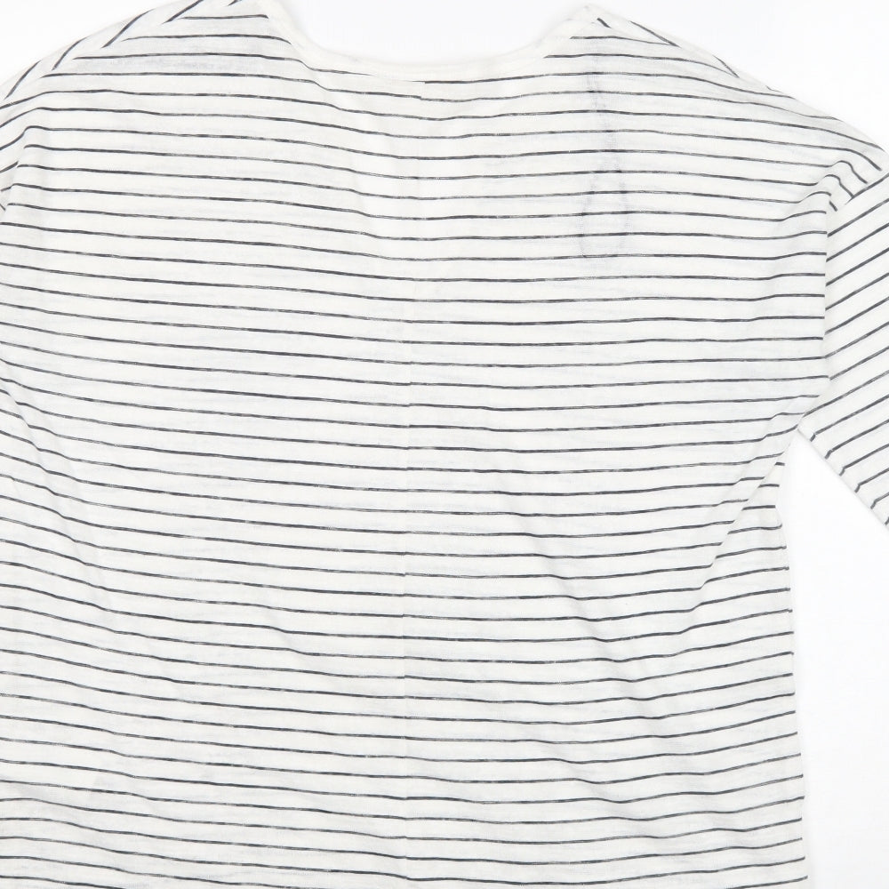 Womens UK Size M L.O.G.G White Pullover Jumper