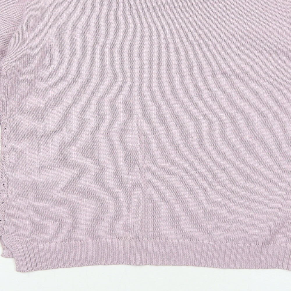 Womens UK Size 10 Select Purple Pullover Jumper
