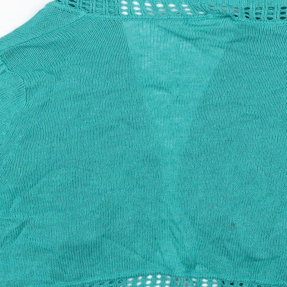 Womens UK Size S Wallis Blue Cardigan Jumper