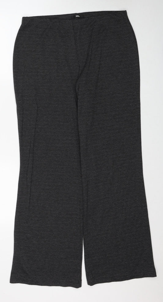 Womens UK Size 16 Marks and Spencer Regular Fit Grey Trousers