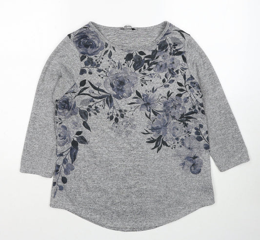 Womens UK Size 10 Roman Grey Pullover Jumper