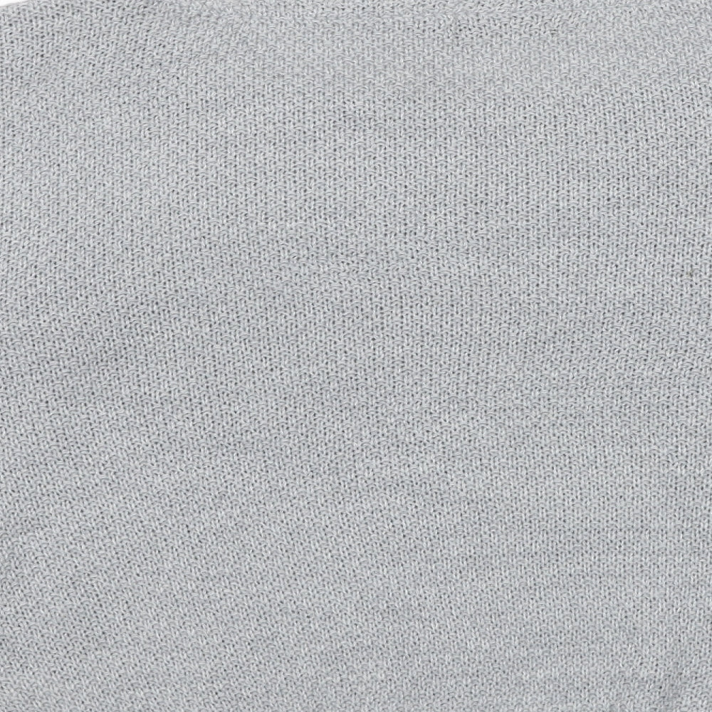 Womens UK Size M PRETTYLITTLETHING Grey Pullover Jumper
