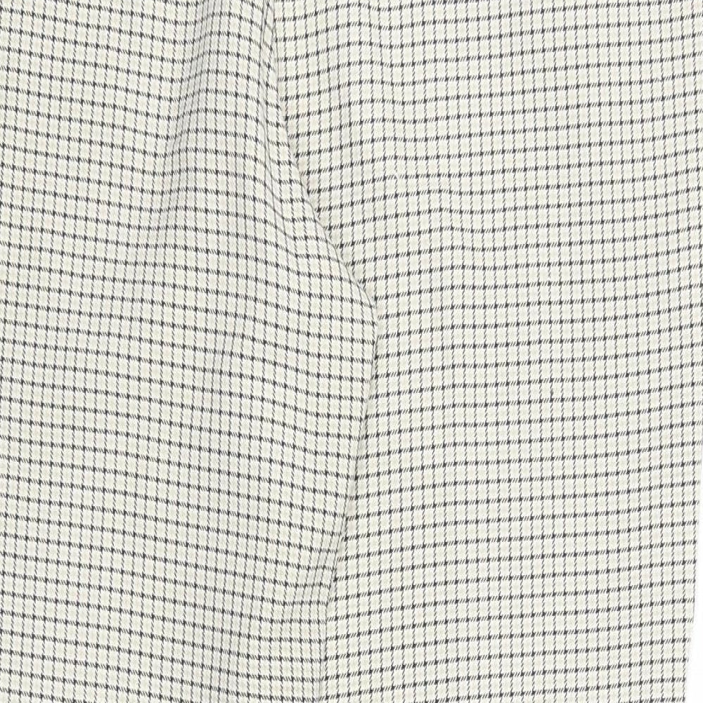 Womens UK Size 12 Preworn Regular Fit Beige Trousers