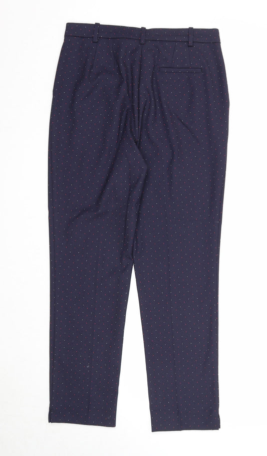 Womens UK Size 10 Marks and Spencer Slim Fit Chino Blue Trousers