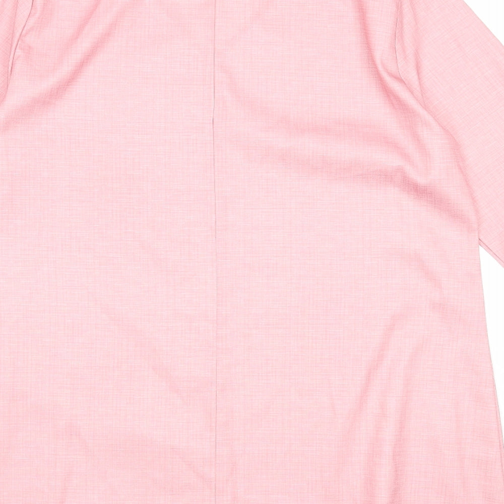 Womens UK Size M Preworn Pink Basic Blouse