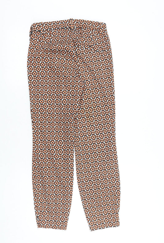 Womens UK Size 4 H&M Regular Fit Multicoloured Trousers