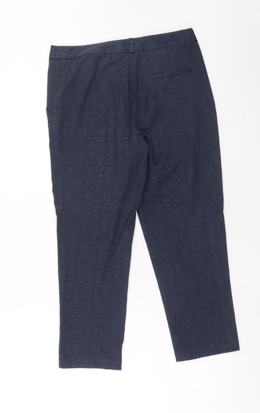 Womens UK Size 8 Atmosphere Regular Fit Blue Trousers
