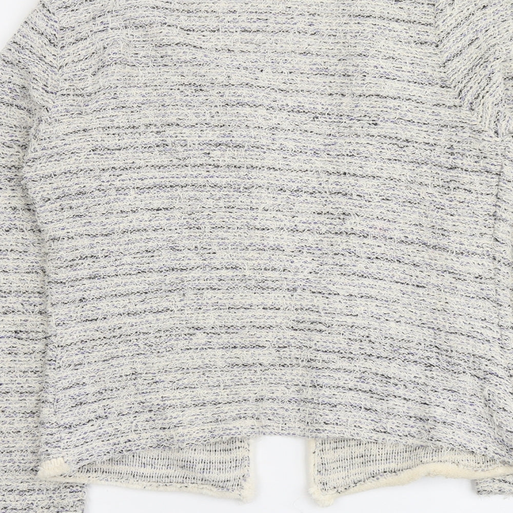 Womens UK Size 10 Papaya Blue Cardigan Jumper