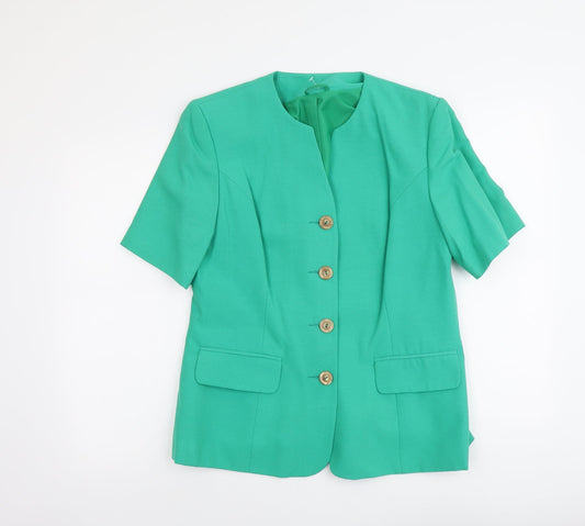Womens UK Size 14 Berkertex Green Jacket