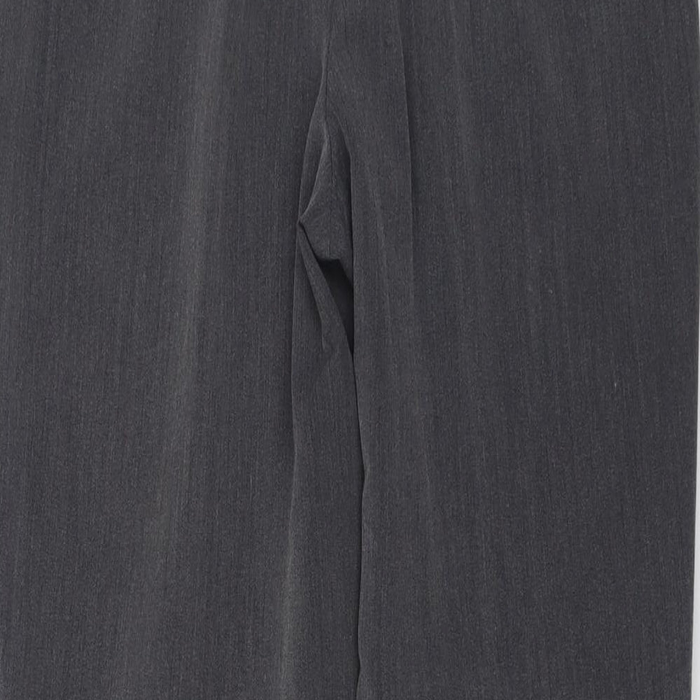 Womens UK Size 14 Mia Moda Regular Fit Green Trousers