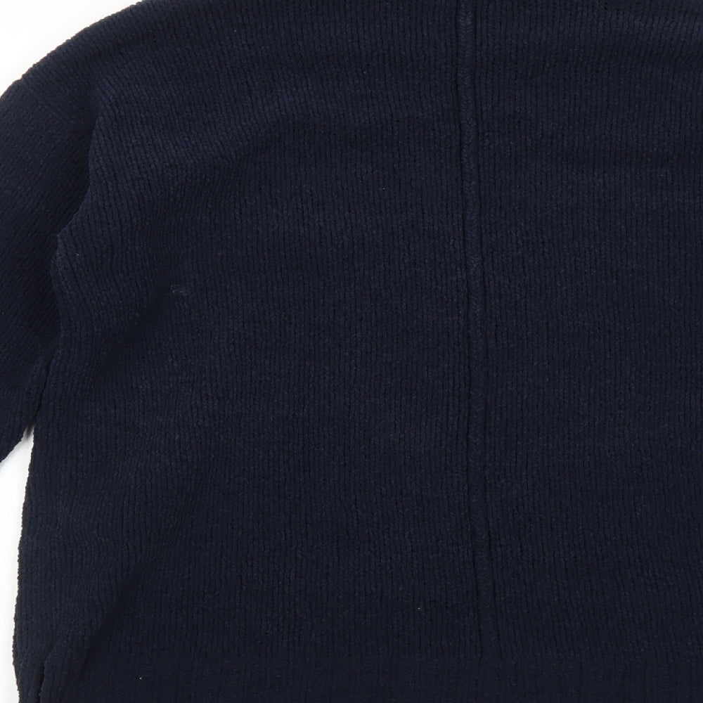 Womens UK Size M Marks and Spencer Blue Pullover Jumper