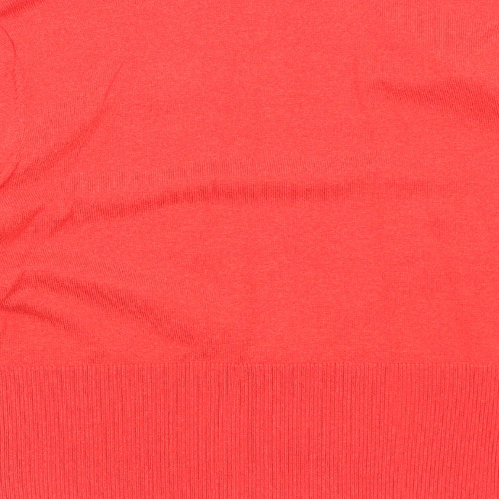 Womens UK Size 14 Betty Barclay Red Cardigan Jumper