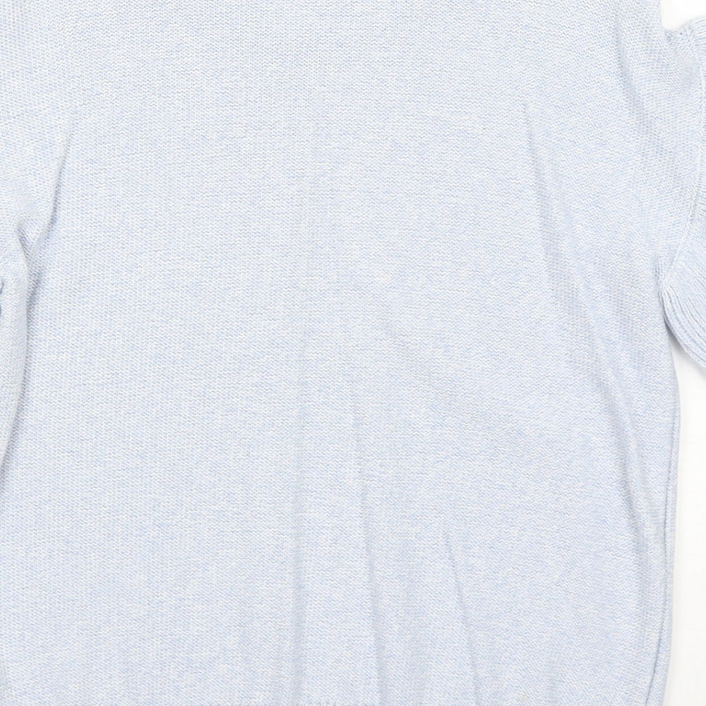 Womens UK Size S Marks and Spencer Blue Pullover Jumper