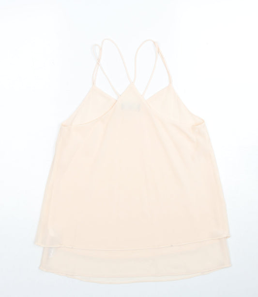 Womens UK Size 10 New Look Beige Camisole Tank