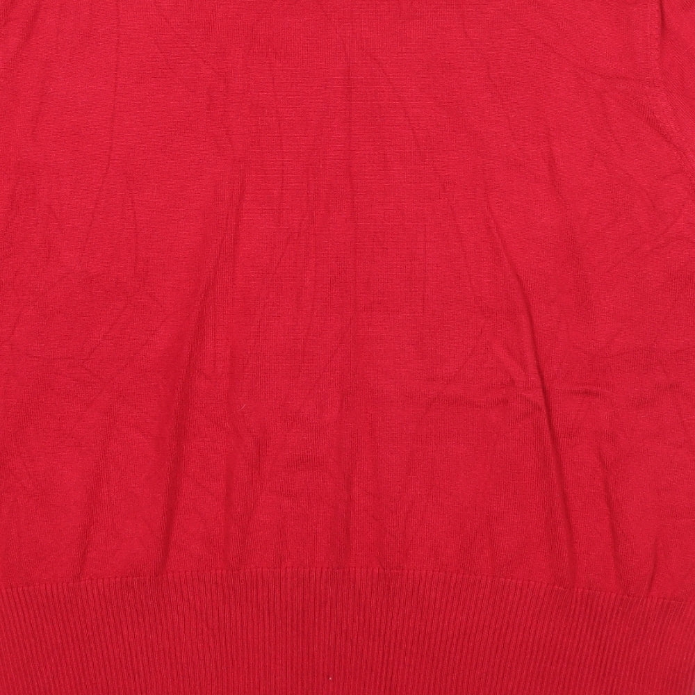 Womens UK Size 2XL Klass Red Pullover Jumper