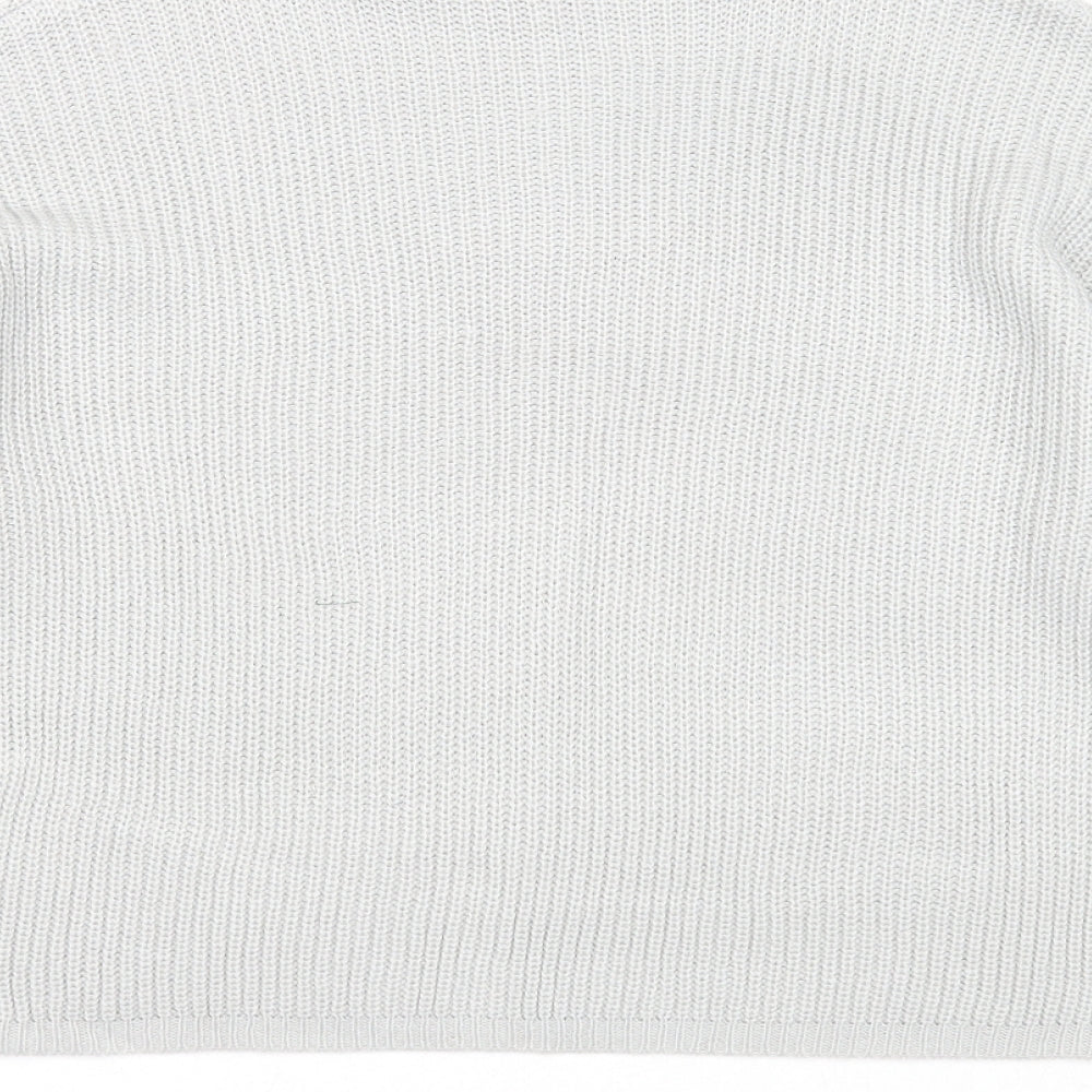 Womens UK Size M Brave Soul Grey Pullover Jumper