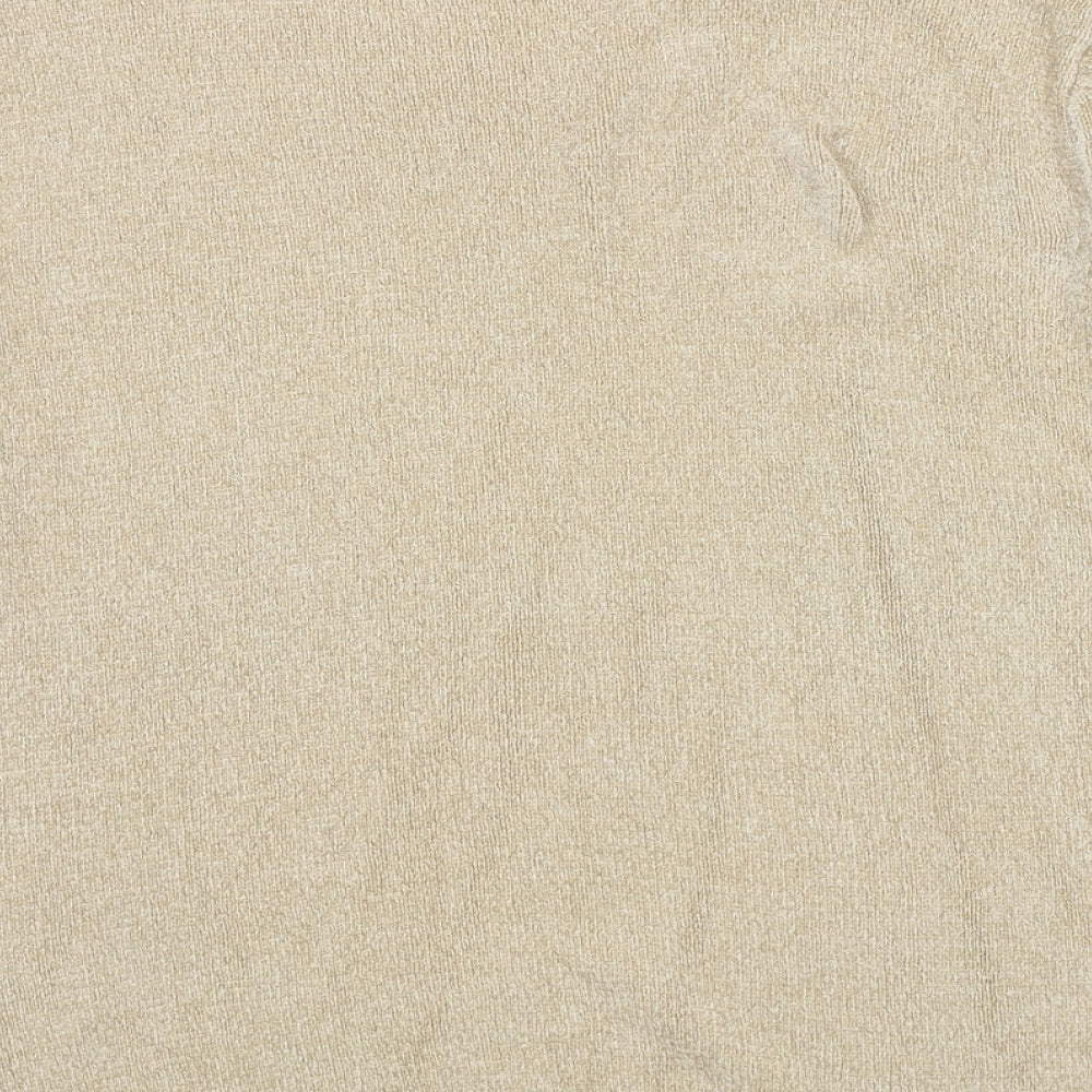 Womens UK Size 14 Marks and Spencer Beige Pullover Jumper