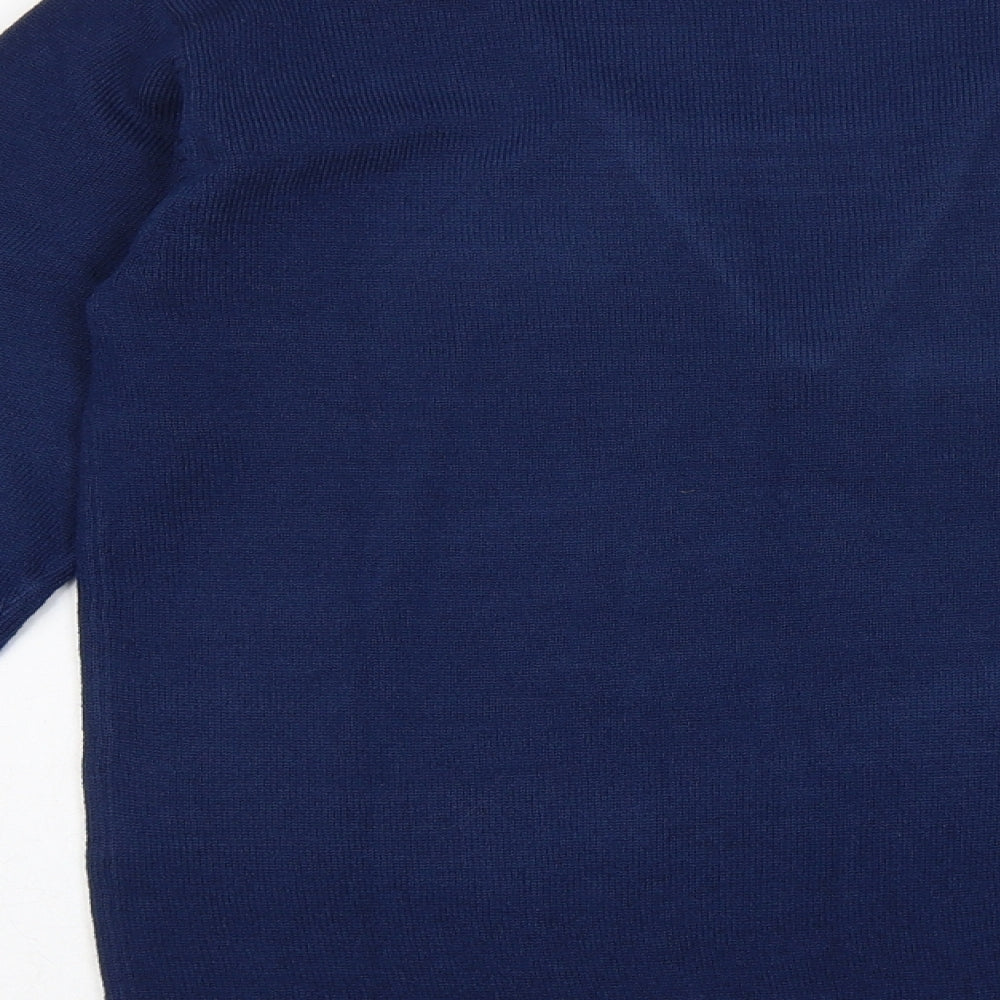Womens UK Size XS Cashmasoft Blue Pullover Jumper