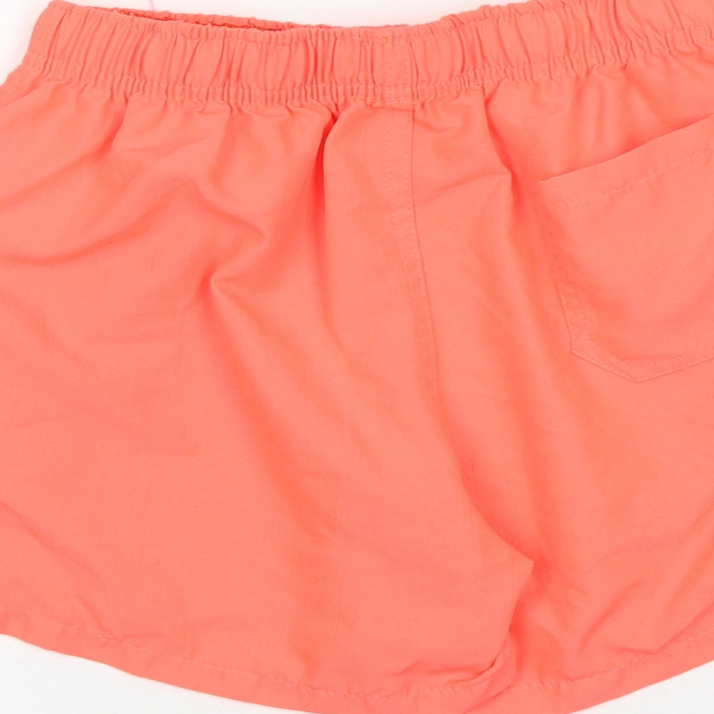 Chet Style Boys Pink Polyester Sweat Shorts Size M Regular Drawstring - Swim Shorts